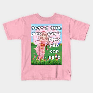 Just A Girl Who Can't Find Her Car Keys Kids T-Shirt